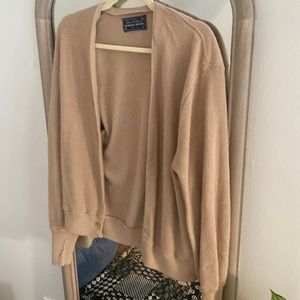 Arnold Palmer oatmeal sweater cardigan